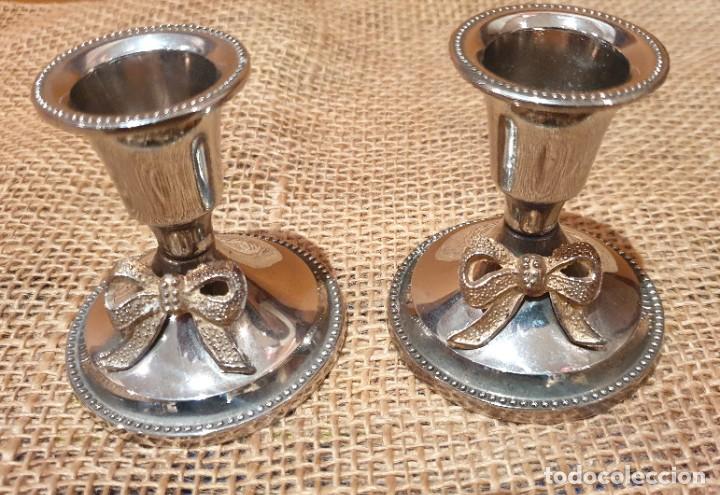 Antig&uuml;edades: Juego de 2 candelabros - Foto 1