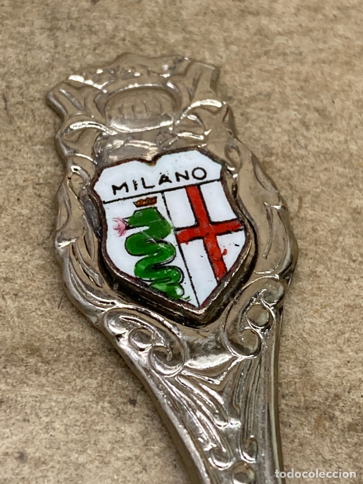 Antig&uuml;edades: Cuchara de metal Milano - Foto 2