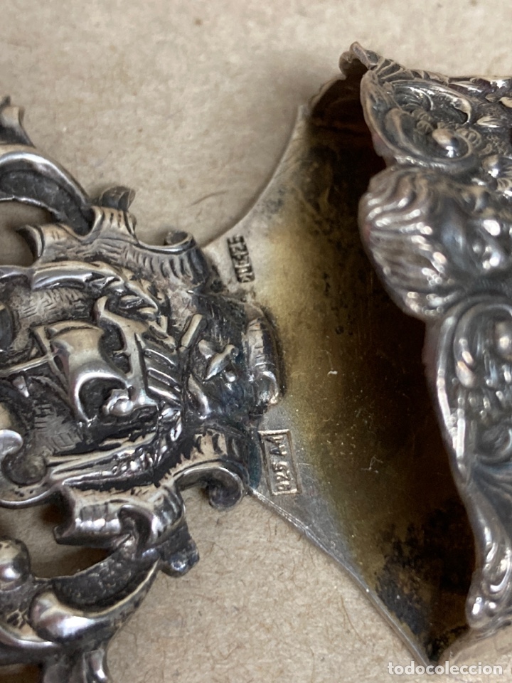 Antig&uuml;edades: Benditera de plata de primera ley de La Virgen del Roc&iacute;o - Foto 3