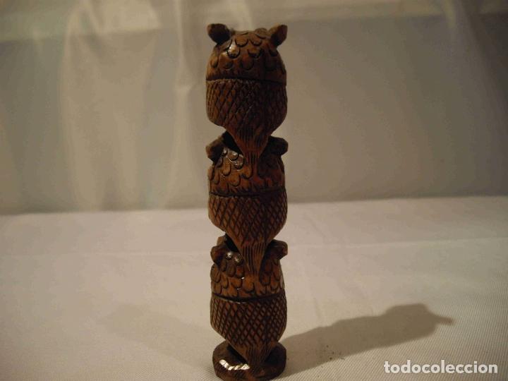Antig&uuml;edades: BUHO TORRE RED MAD INDIA - Foto 3
