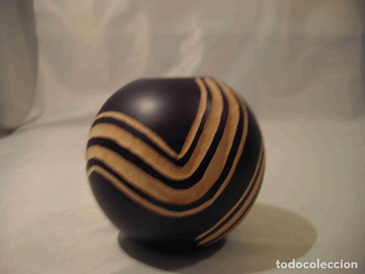 Antig&uuml;edades: PORTAVELA BOLA OAK 13 CMS LINEA - Foto 2