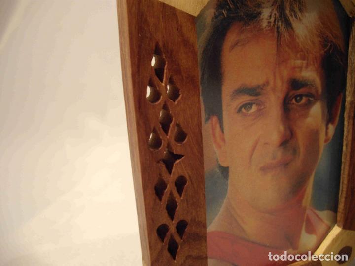 Antig&uuml;edades: MO7721 MARCO DOBLE MADERA INDIA PQ - Foto 3