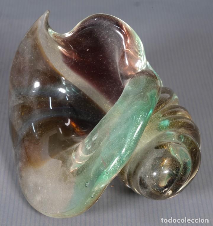 Antig&uuml;edades: Caracola en cristal - Foto 1