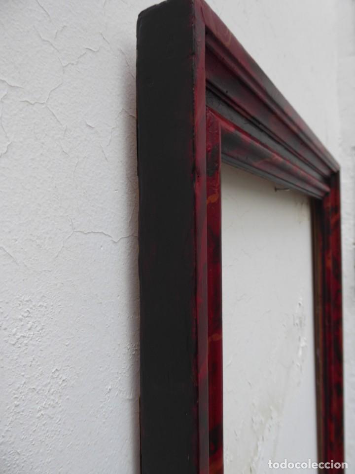 Antig&uuml;edades: Marco antiguo Marmoleado . - Foto 3