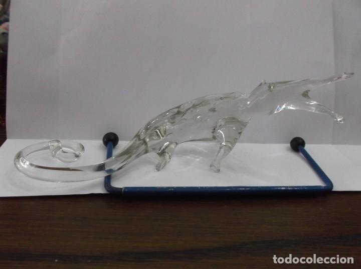 Antig&uuml;edades: COCODRILO DE CRISTAL TRANSPARENTE - MINIATURA. - Foto 1