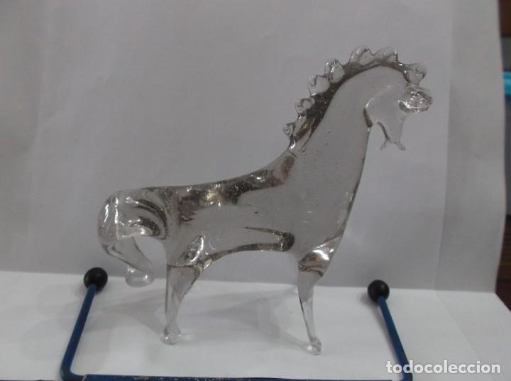 Antig&uuml;edades: CABALLO DE CRISTAL TRANSPARENTE - MINIATURA. - Foto 1