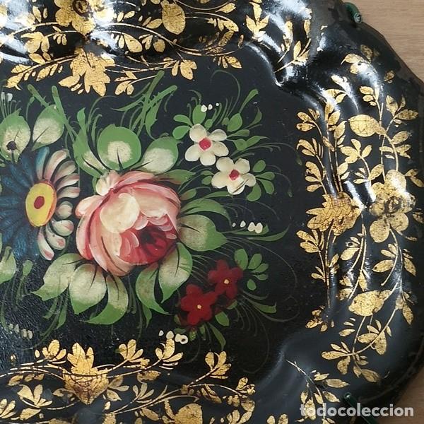 Antig&uuml;edades: Bandeja Flores - Foto 2