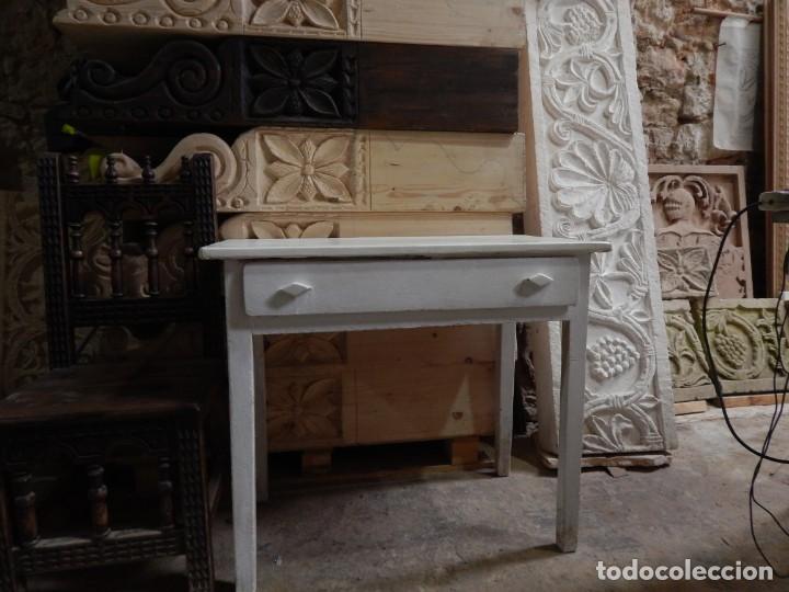 Antig&uuml;edades: antigua mesa de cocina de los 40 madera solida - Foto 3