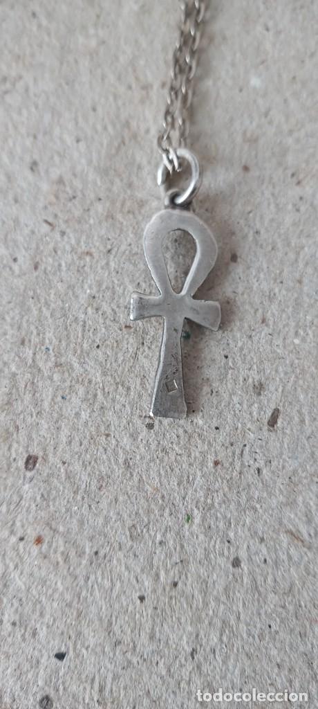 Antig&uuml;edades: COLGANTE Y CADENA DE PLATA 925 - Foto 4