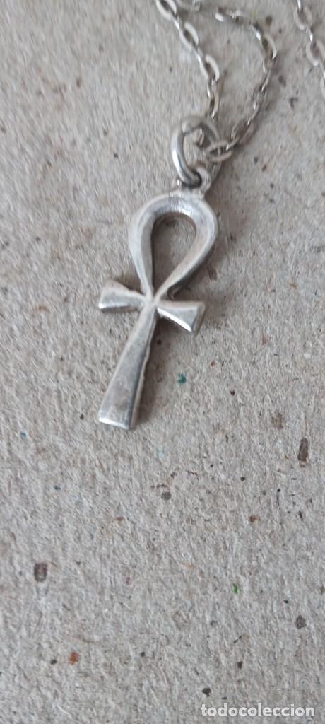 Antig&uuml;edades: COLGANTE Y CADENA DE PLATA 925 - Foto 5