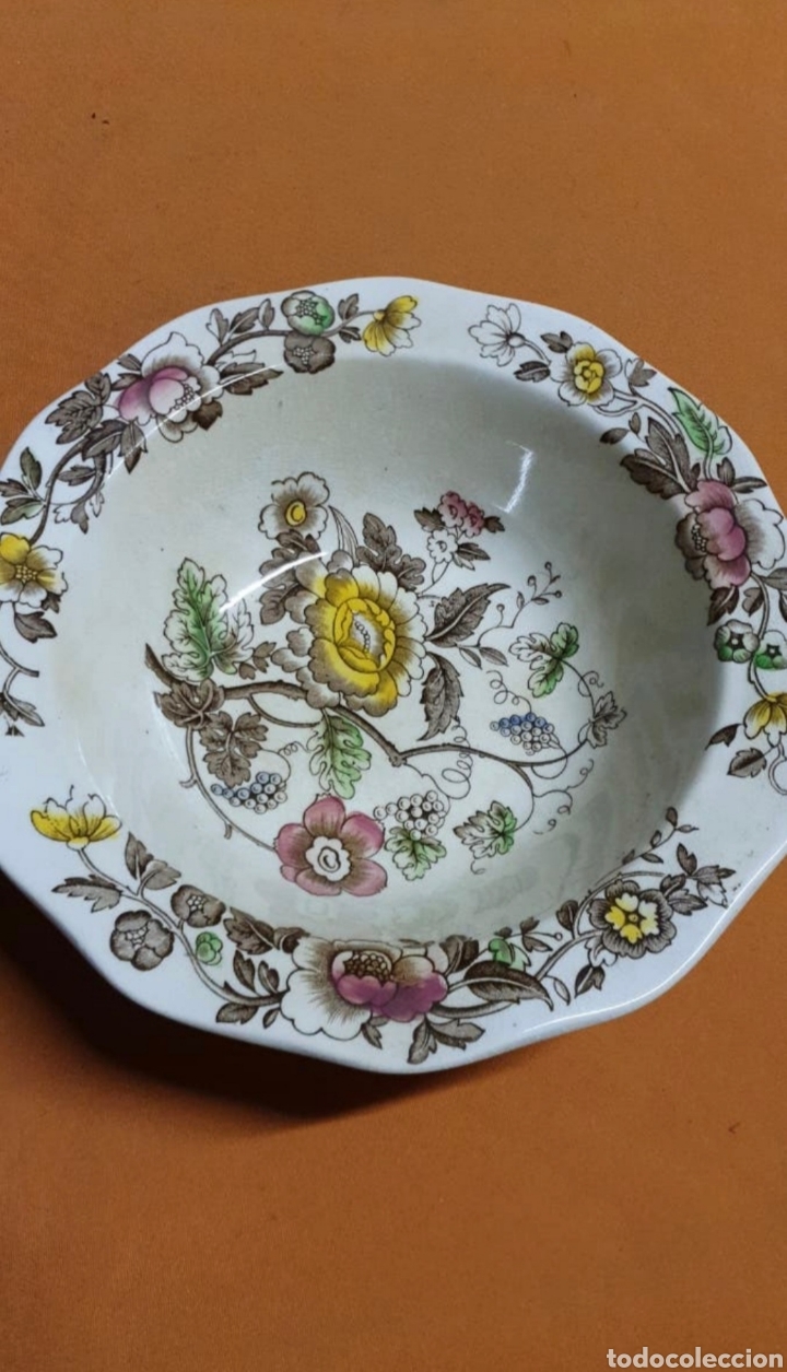 Antig&uuml;edades: Cuenco Porcelana Inglesa - Foto 1