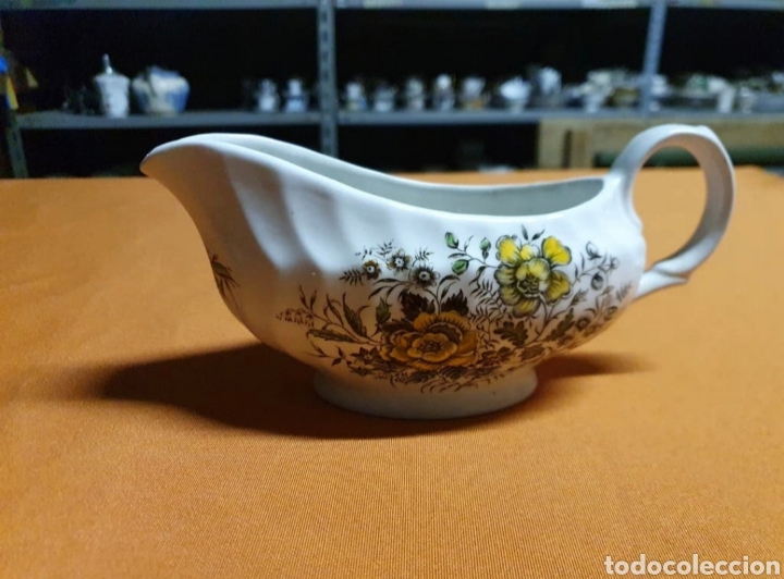 Antig&uuml;edades: Salsera Porcelana Inglesa - Foto 1