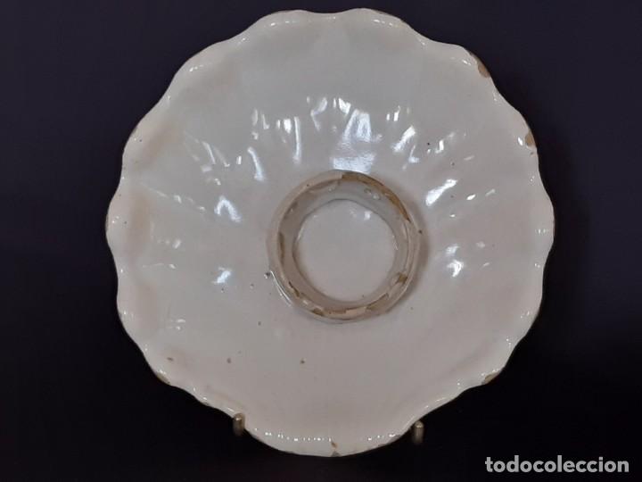 Antigüedades: Mancerina cerámica. Alcora. Siglo XVIII. - Foto 1 - 246054475