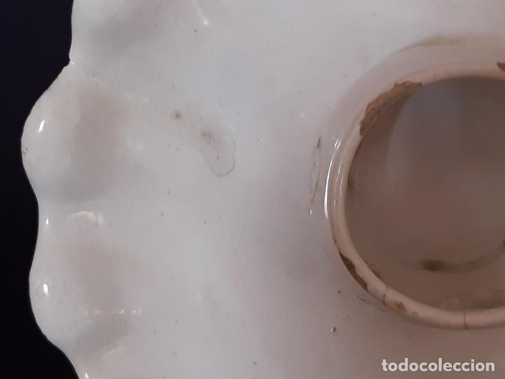 Antigüedades: Mancerina cerámica. Alcora. Siglo XVIII. - Foto 20 - 246054475