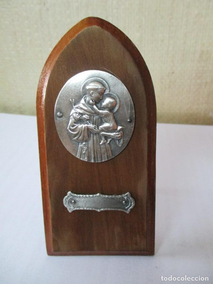 Antig&uuml;edades: medalla plaf&oacute;n san Antonio - Foto 1