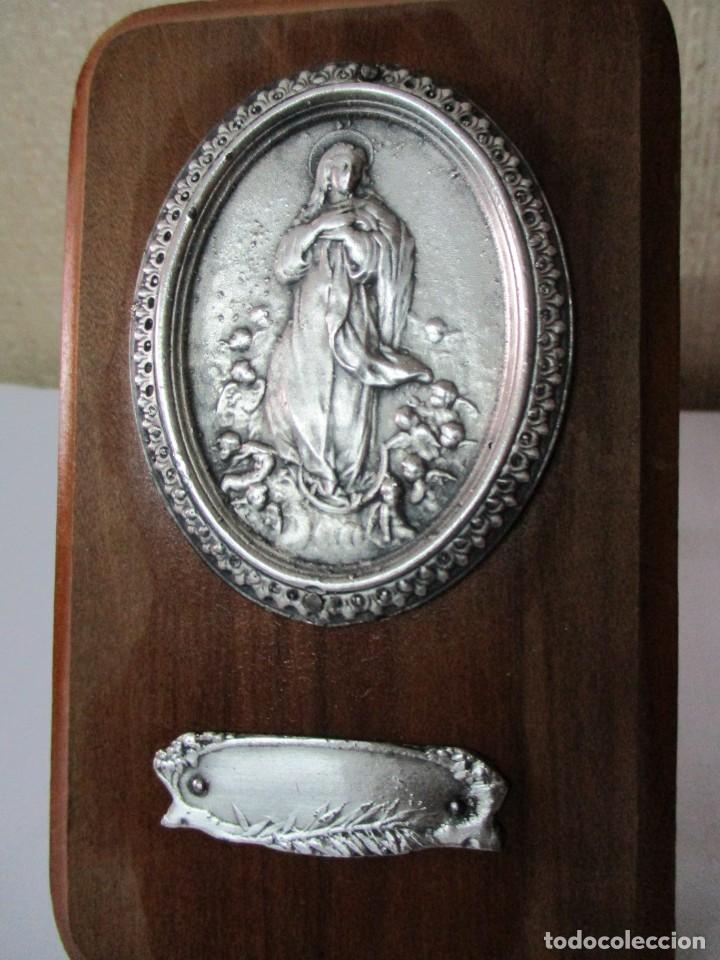 Antig&uuml;edades: medalla plaf&oacute;n Virgen Pur&iacute;sima - Foto 1