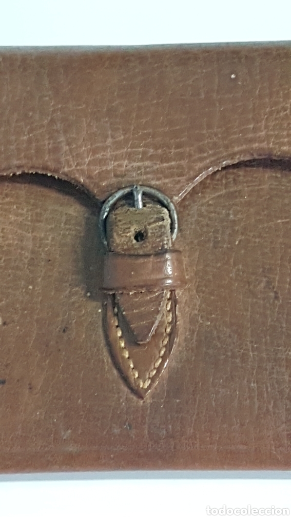 Antig&uuml;edades: CARTERA DE PIEL ANTIGUA - Foto 2