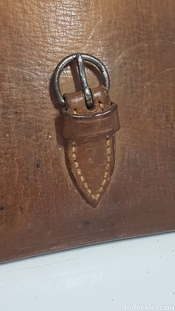 Antig&uuml;edades: CARTERA DE PIEL ANTIGUA - Foto 4