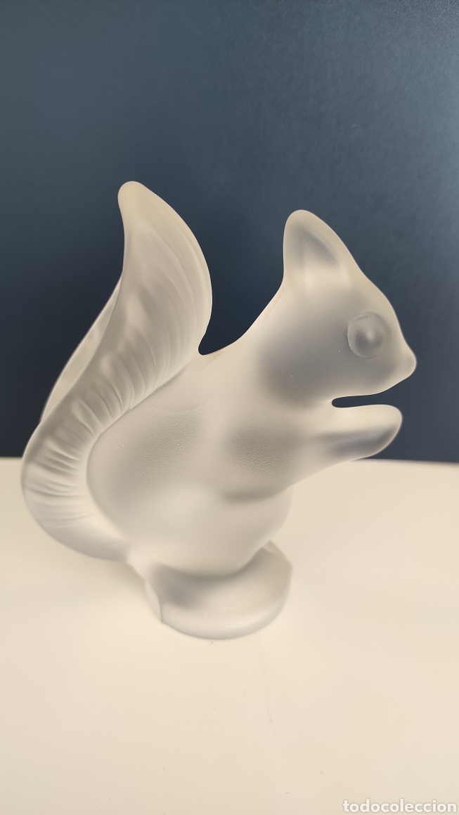 Antig&uuml;edades: Figura de cristal Ardilla - Foto 1