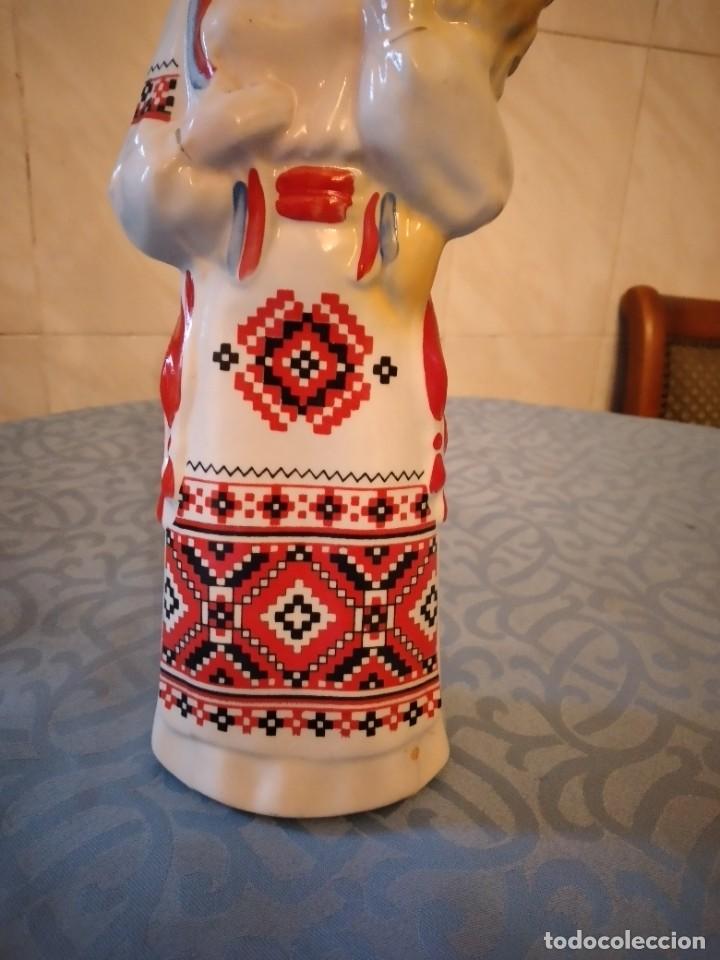 Antig&uuml;edades: BOTELLA EN PORCELANA RUSA - Foto 3