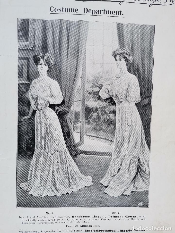 Antig&uuml;edades: 1908 CATALOGO DE MODA CHARMING CONFECTIONS LONDON RARO - Foto 2