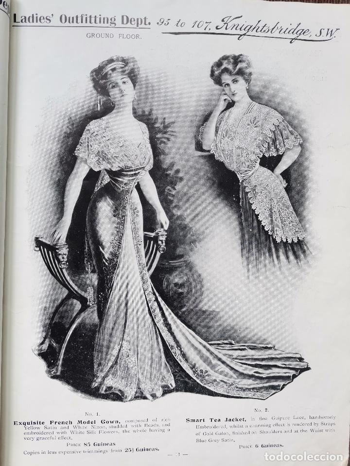 Antig&uuml;edades: 1908 CATALOGO DE MODA CHARMING CONFECTIONS LONDON RARO - Foto 6
