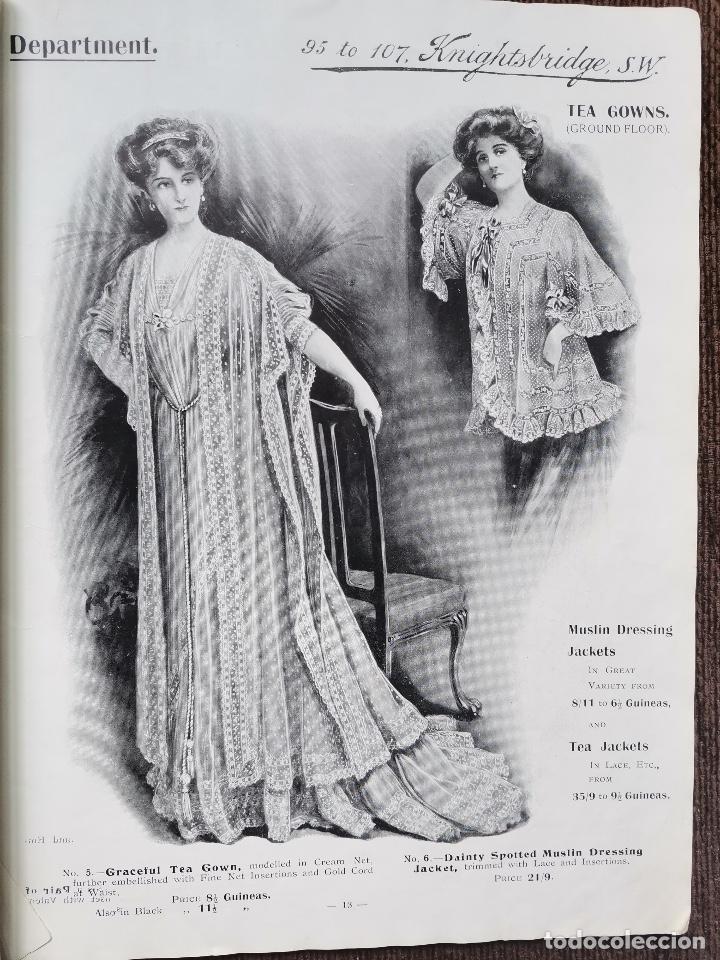 Antig&uuml;edades: 1908 CATALOGO DE MODA CHARMING CONFECTIONS LONDON RARO - Foto 8