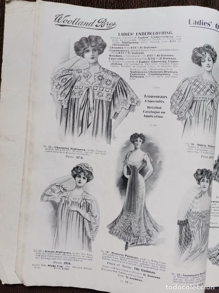 Antig&uuml;edades: 1908 CATALOGO DE MODA CHARMING CONFECTIONS LONDON RARO - Foto 11