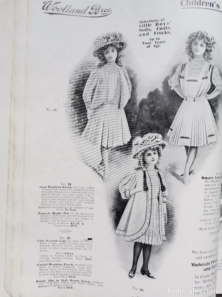 Antig&uuml;edades: 1908 CATALOGO DE MODA CHARMING CONFECTIONS LONDON RARO - Foto 13