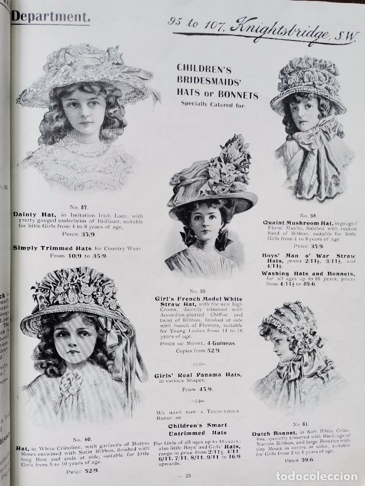 Antig&uuml;edades: 1908 CATALOGO DE MODA CHARMING CONFECTIONS LONDON RARO - Foto 14