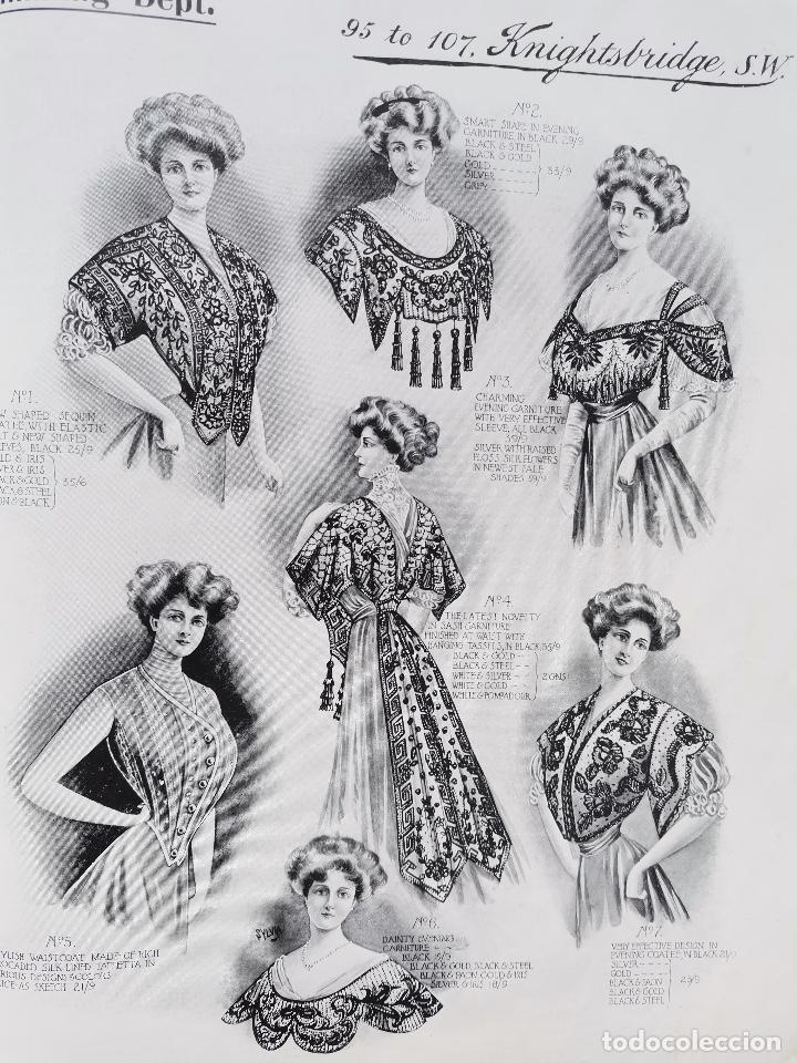 Antig&uuml;edades: 1908 CATALOGO DE MODA CHARMING CONFECTIONS LONDON RARO - Foto 16