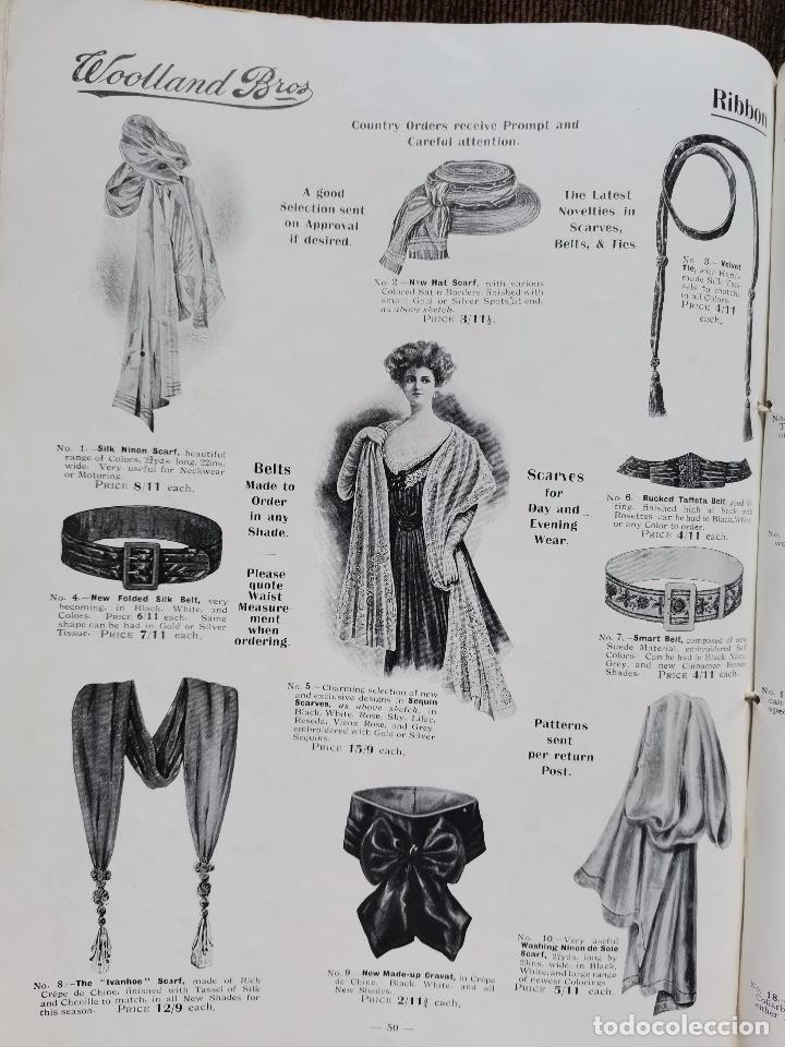 Antig&uuml;edades: 1908 CATALOGO DE MODA CHARMING CONFECTIONS LONDON RARO - Foto 19