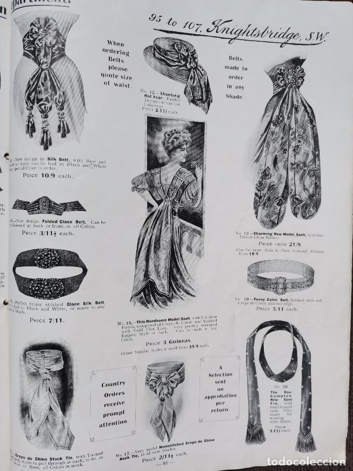 Antig&uuml;edades: 1908 CATALOGO DE MODA CHARMING CONFECTIONS LONDON RARO - Foto 20