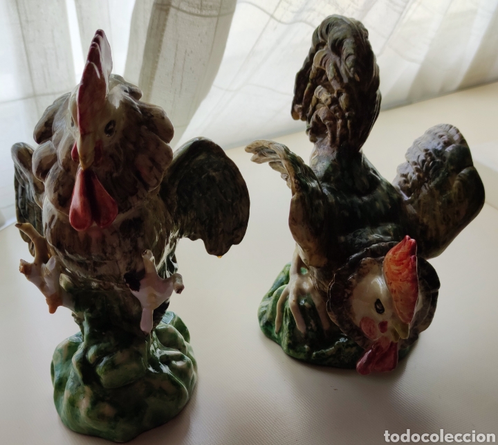 Antig&uuml;edades: GALLOS DE CERAMICA RESTAURAR - Foto 4