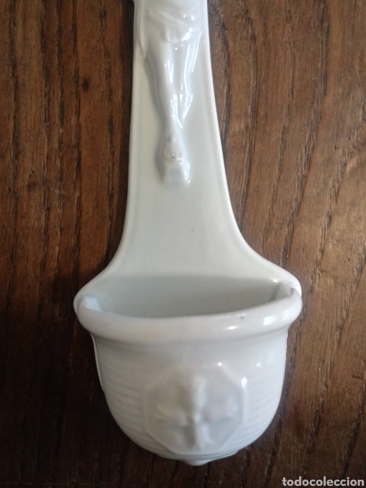 Antig&uuml;edades: Benditera de cristo de porcelana Pickman - Foto 4