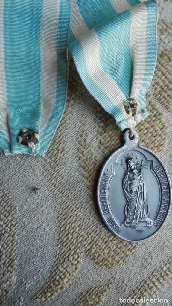 Antig&uuml;edades: Medalla antigua de la Virgen Inmaculada - Foto 4