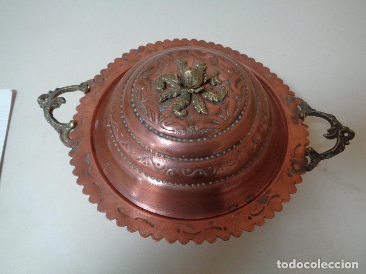 Antig&uuml;edades: sopera de cobre del siglo XIX - Foto 2