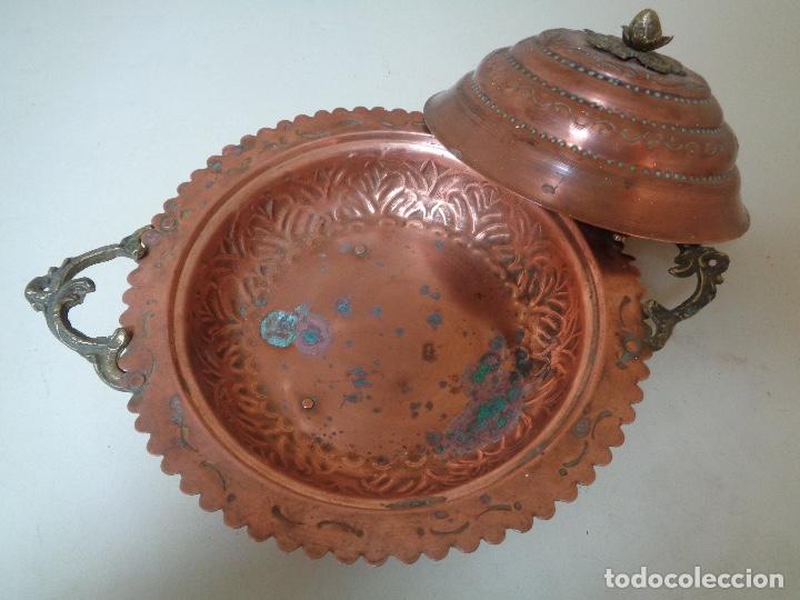 Antig&uuml;edades: sopera de cobre del siglo XIX - Foto 3
