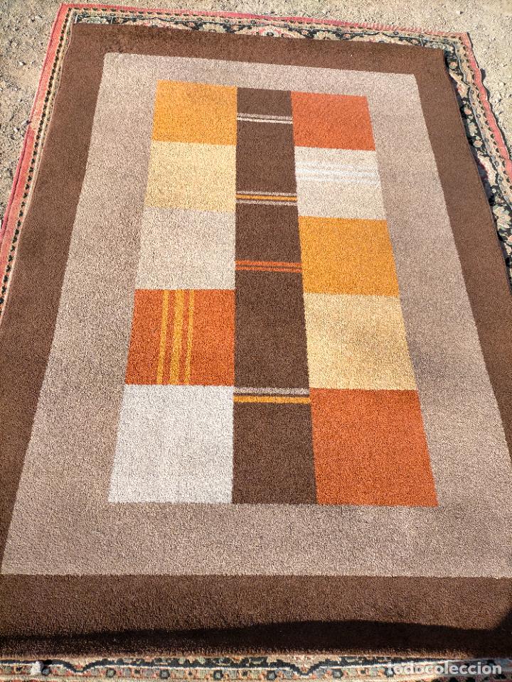 antigua alfombra hecha a mano muy grande de sal - Compra venta en  todocoleccion