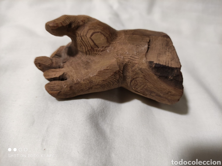 Antig&uuml;edades: Mano tallada de ni&ntilde;o - Foto 3