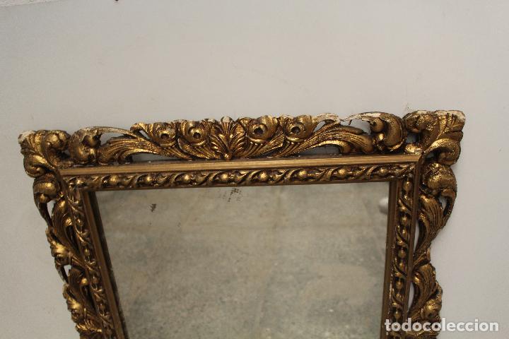 Antig&uuml;edades: antiguo espejo de madera - Foto 5