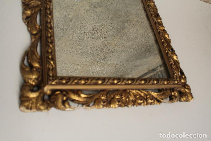 Antig&uuml;edades: antiguo espejo de madera - Foto 6