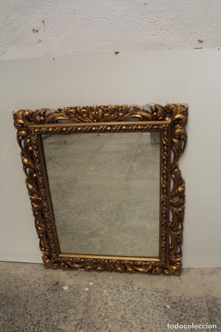 Antig&uuml;edades: antiguo espejo de madera - Foto 8