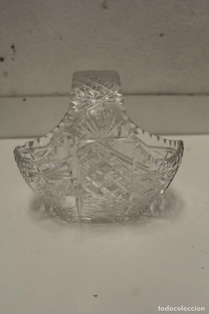 Antig&uuml;edades: cesta cristal de bohemia - Foto 4