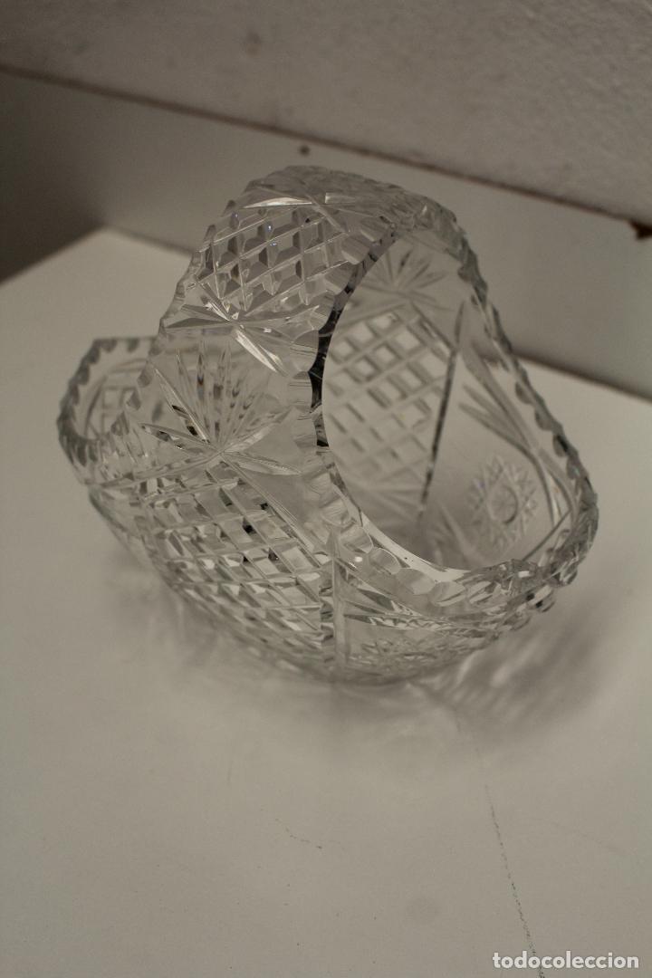 Antig&uuml;edades: cesta cristal de bohemia - Foto 5