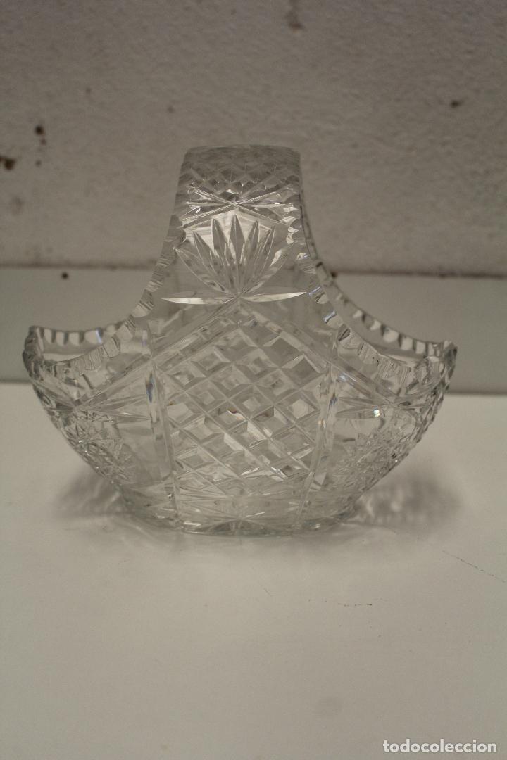 Antig&uuml;edades: cesta cristal de bohemia - Foto 6