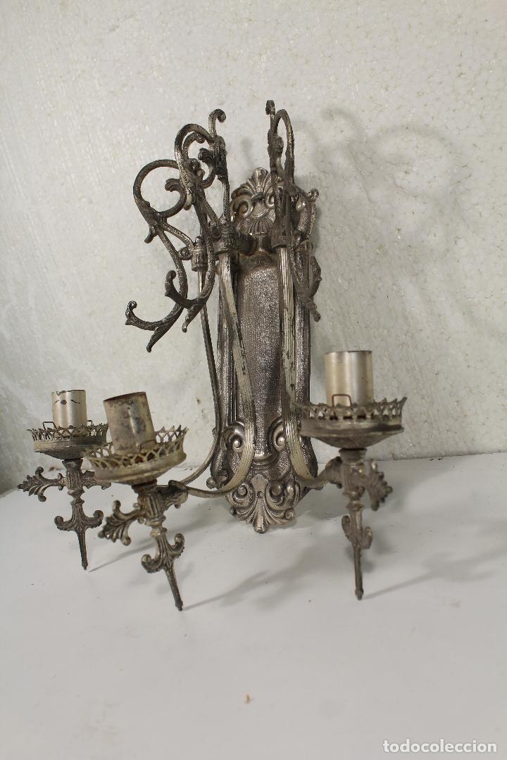 Antig&uuml;edades: APLIQUE ANTIGUO DE METAL - Foto 3