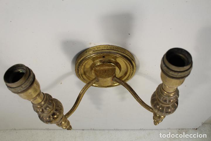 Antig&uuml;edades: APLIQUE ANTIGUO DE METAL - Foto 2