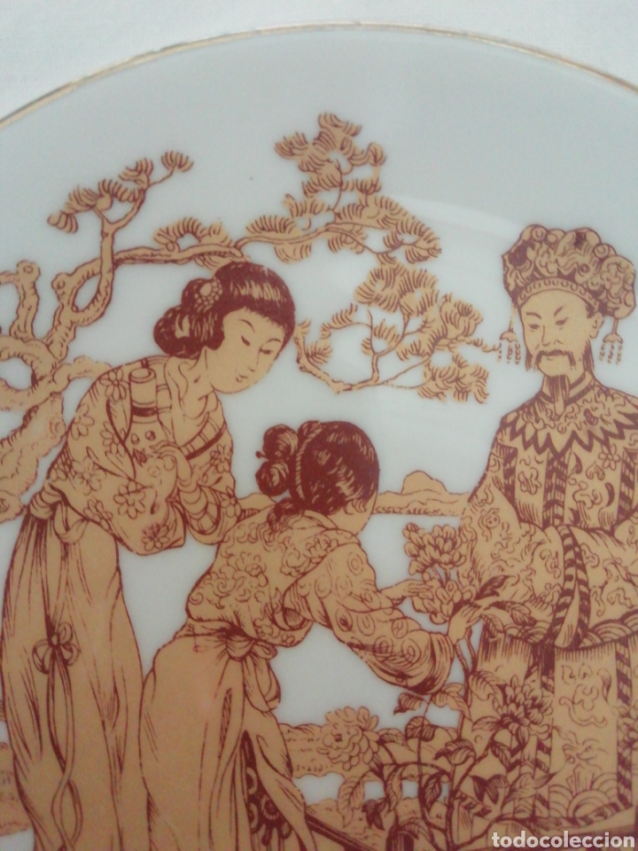 Antig&uuml;edades: Plato de porcelana - Foto 2