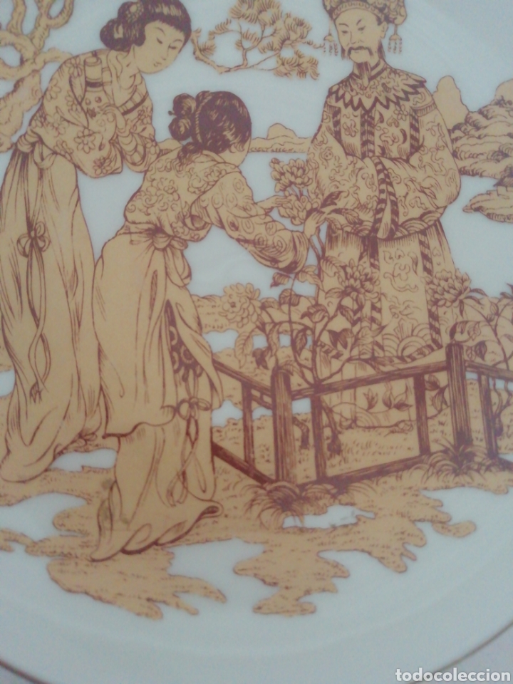 Antig&uuml;edades: Plato de porcelana - Foto 3